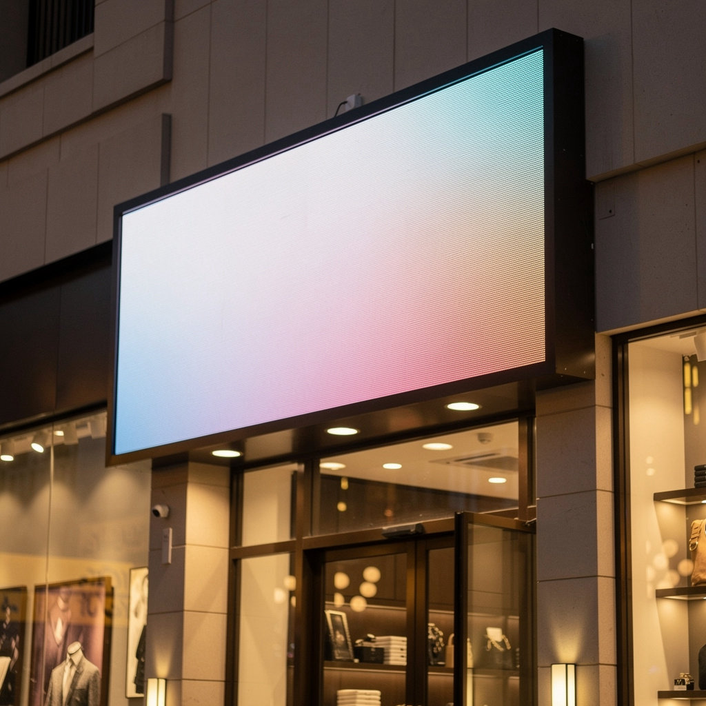 لافتة خارجية إضاءة LED